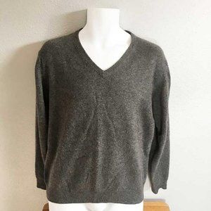 Kirkland signature gray cashmere sweater L